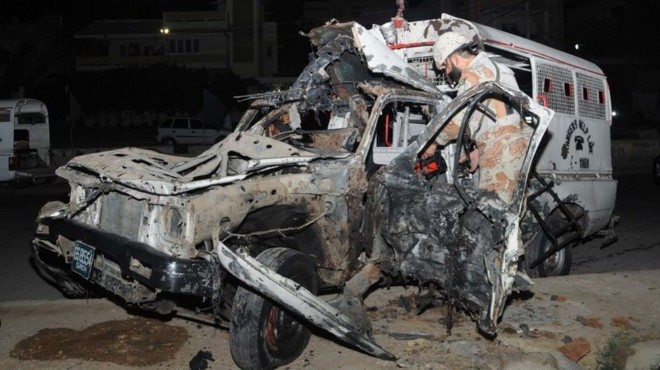 Pakistan da patlama: 10 yaralı