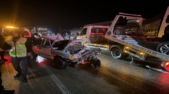 14 araç birbirine girdi: 7 kişi yaralandı!