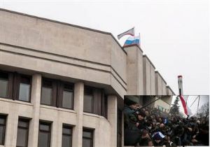 Kırım da flaş gelişme: Rus bayrağı yükseliyor