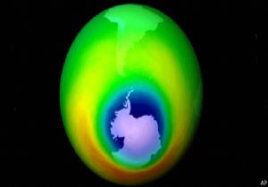 Ozon tabakası  kalınlaşıyor 