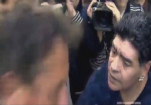 Maradona’dan gazeteciye tokat! 