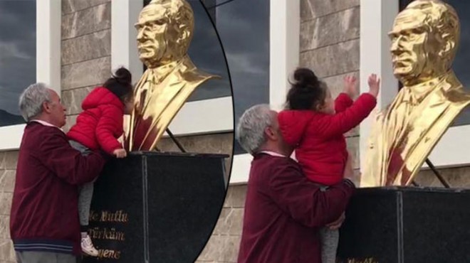 3 yaşındaki Çağla nın Atatürk sevgisi