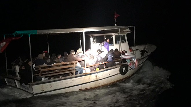 46 kaçak göçmen ölüm yolculuğunda yakalandı