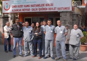 İzmir’de hastane ihalesini alan işçileri unuttu!