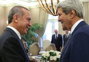 Erdoğan ve Kerry den ortak mücadele vurgusu