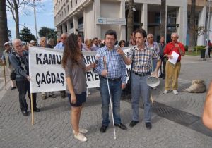 İzmir’de görme engellilerden sosyal hak isyanı 
