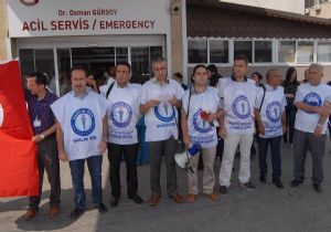 İzmir’de sağlıkçılardan şiddet isyanı 