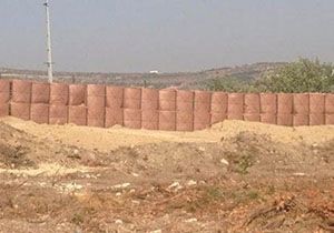 Suriye sınırına roketatara dayanıklı duvar