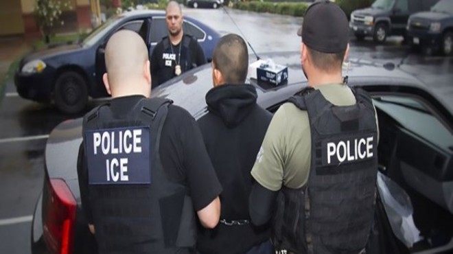 ABD de bir haftada 600 göçmene gözaltı
