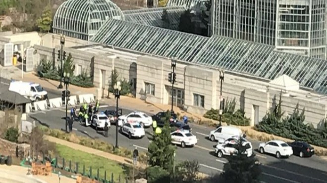 ABD de kongre binası önünde silah sesleri