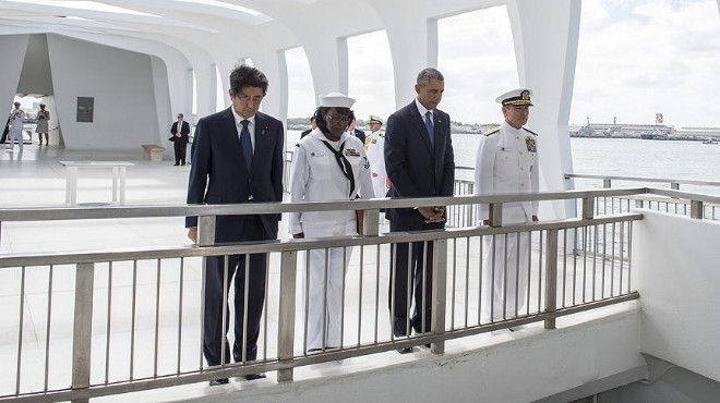 ABD de tarihi gün: Obama ve Abe orada!
