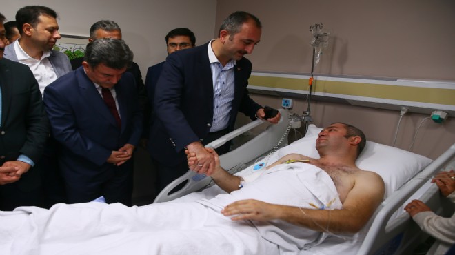 Adalet Bakanı Gül, İzmir de: İlk adres hastane oldu