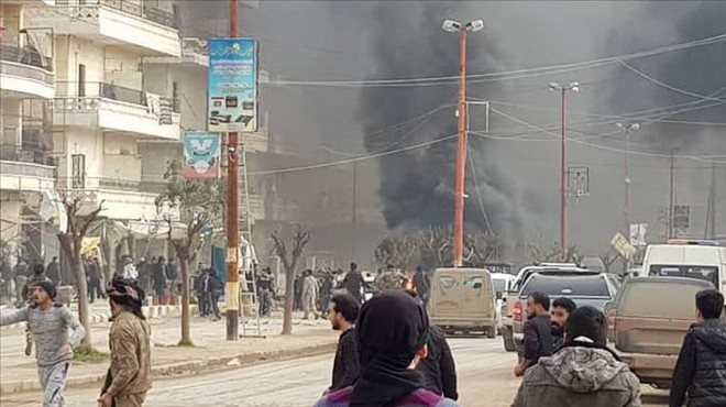 Afrin de bomba yüklü tankerle saldırı!