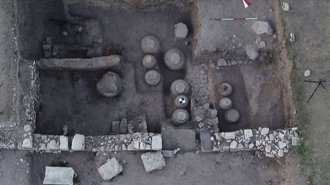Afyon da Bizans kalıntıları: Tahıl ambarı bulundu