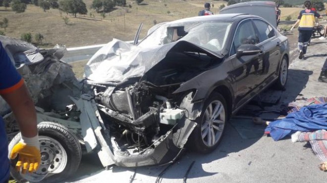 Afyonkarahisar da trafik kazası: 1 ölü, 4 yaralı