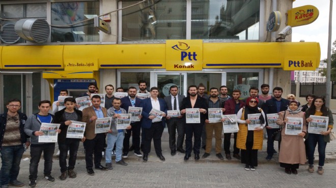 AK Gençler Kılıçdaroğlu na  Evet Gazetesi  gönderdi!