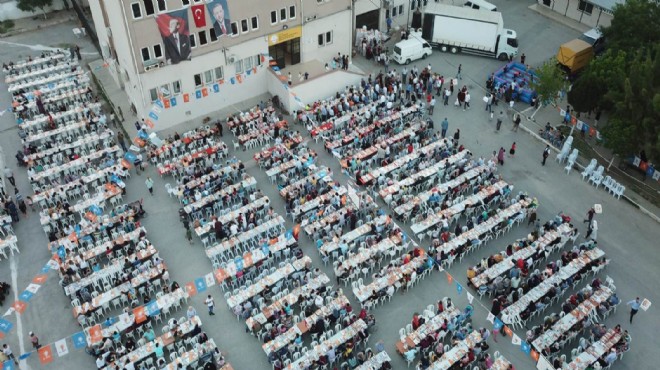 AK Parti Buca dan 4 bin kişilik iftar