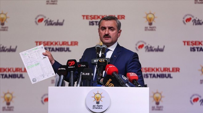 AK Parti İstanbul dan itirazlar için yeni açıklama