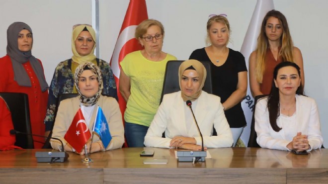 AK Parti İzmir in kadınlarından  Srebrenitsa  açıklaması