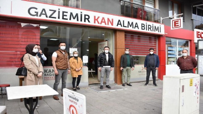 AK Parti Menderes’ten tam kadro kan bağışı