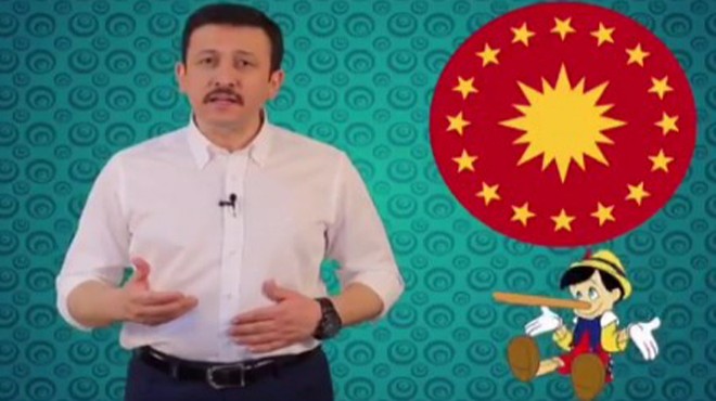 AK Partili Dağ’dan video-propaganda 2: Pinokyolu gönderme!