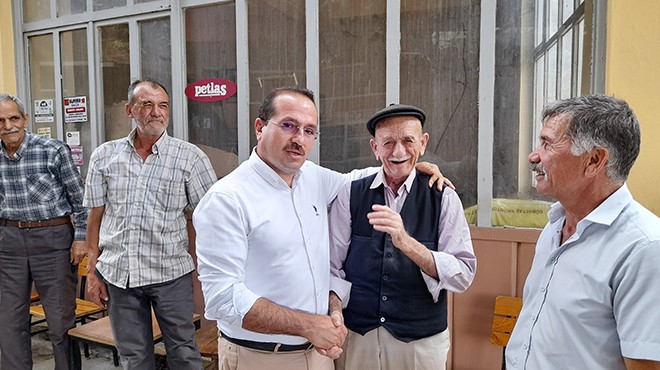 AK Partili Kırkpınar Tire de vatandaşlarla buluştu
