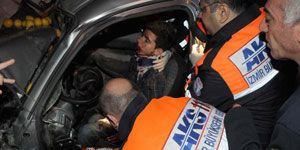 İzmir de aşırı hız kazası: 1 yaralı