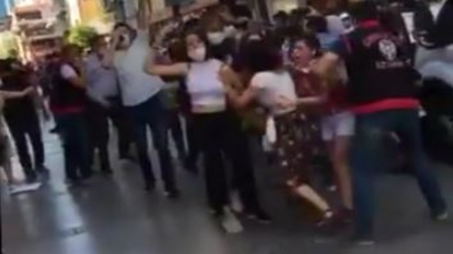Alsancak’ta Pınar Gültekin eylemine polis müdahalesi!