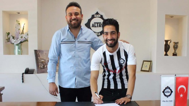 Altay ın yeni golcüsü imzaladı