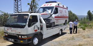 Ambulans kazası ucuz atlatıldı: 5 yaralı