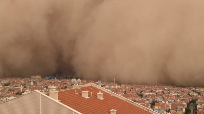 Ankara da kum fırtınası: 6 yaralı
