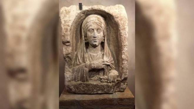 Antik kentten kaçırılan mezar steli Türkiye ye dönüyor