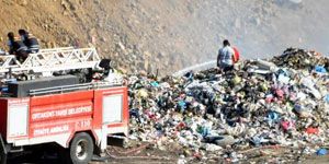 Turizm cennetinde rezalet: Çöplük bir haftadır yanıyor!