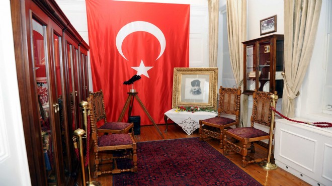 Atatürk’ün eşyaları Latife Hanım Köşkü’nde