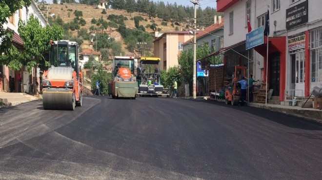 Aydın Büyükşehir den Ataeymir e asfalt hizmeti