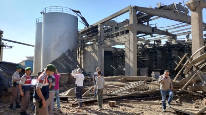 Aydın da fabrikada patlama: 1 işçi öldü