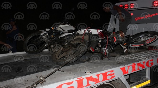 Aydın da motosiklet devrildi: 1 ölü
