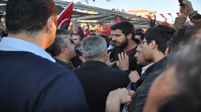 Aydın da YSK yı protesto etmek isteyen CHP lilere polis seti