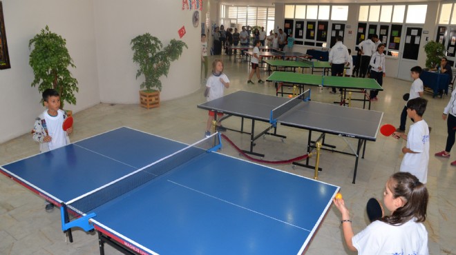 Aydın ın Çocuk Kültür Merkezi nde masa tenisi turnuvası