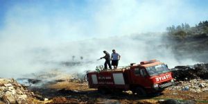 Davutlar’da korkutan yangın: 5 hektar kül oldu