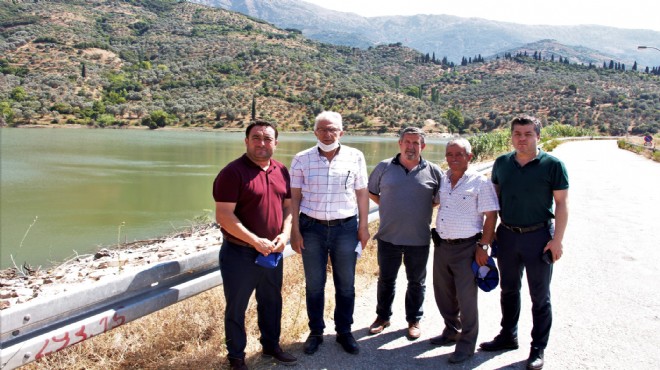 Bademli Barajı’nda tasarruflu sulama sürüyor