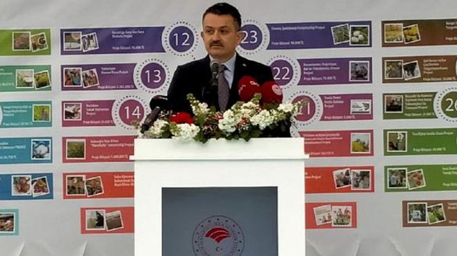 Bakan Pakdemirli açıkladı: İzmir e 200 milyonluk proje!