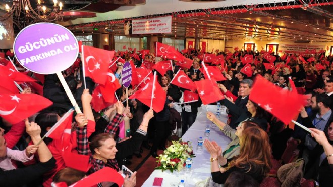 Balçova’nın kadınları tek yürek: Selvi Kılıçdaroğlu ndan  İzmir Marşlı  mesaj