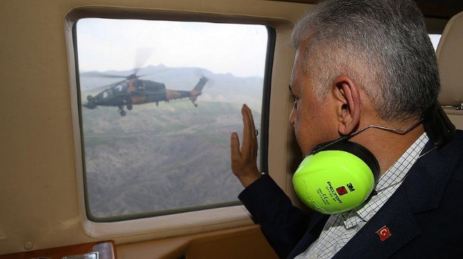 Başbakan Yıldırım dan Atak helikopterine selam