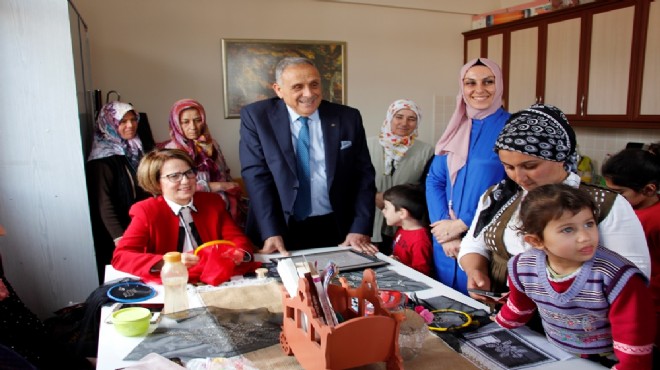 Başkan Badem den etüt merkezine ziyaret