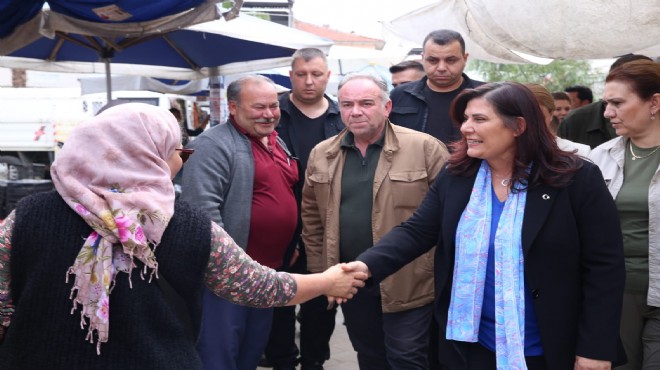 Başkan Çerçioğlu Germencik Pazarı nda vatandaşlarla buluştu