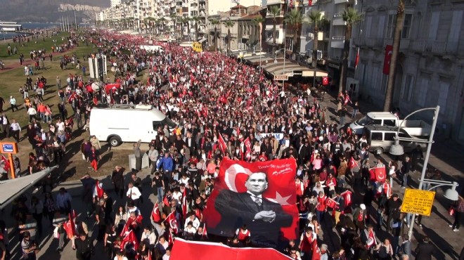 Başkan dan İzmir e  Ata ya Saygı Yürüyüşü  çağrısı