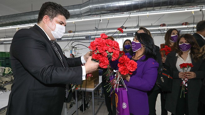 Başkan Kılıç’tan Buca’nın emekçi kadınlarına 8 Mart ziyareti