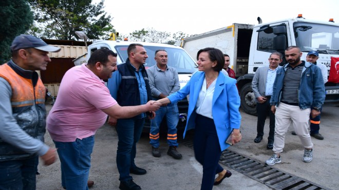 Başkan Kınay dan işçilere ziyaret: Burası bizim evimiz