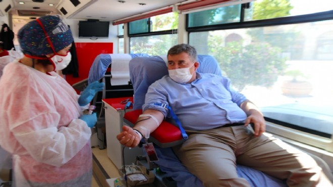 Başkan Oran dan kan bağışı çağrısı